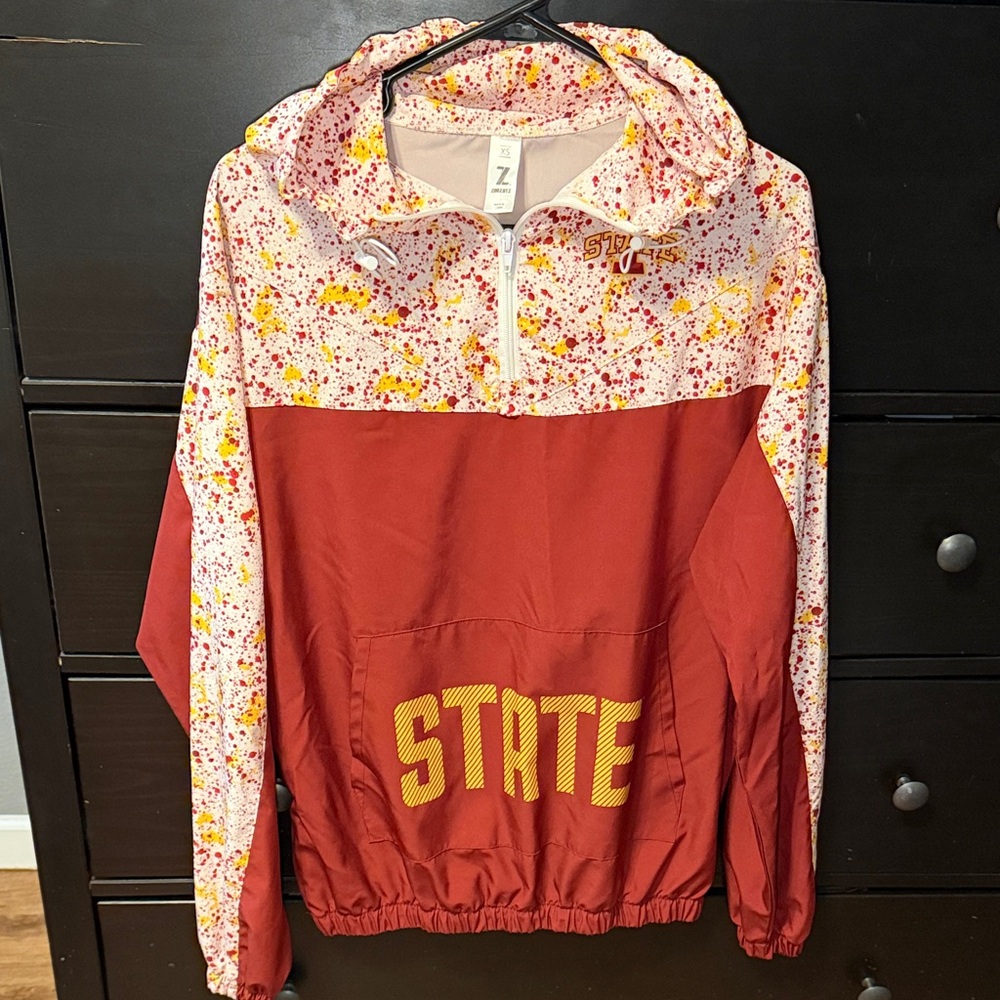 Iowa State Splatter Windbreaker